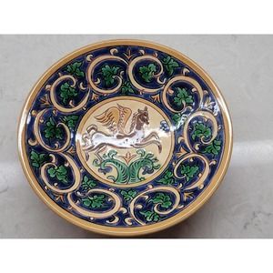 Kosa Pottery Geometric Design Clay Bowl Handmade Wheel Thrown BEAUTIFUL